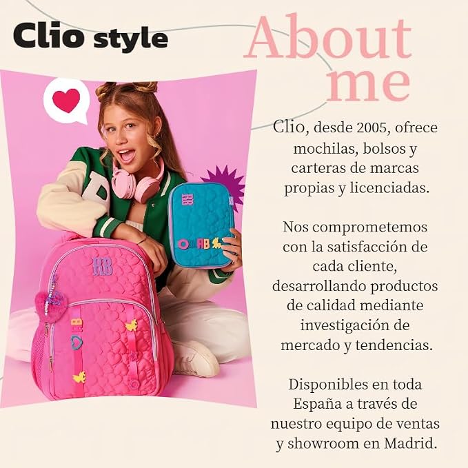 Mochila con ruedas rosa con coronas de 40 × 30 × 13 cm – diseño de coronas
