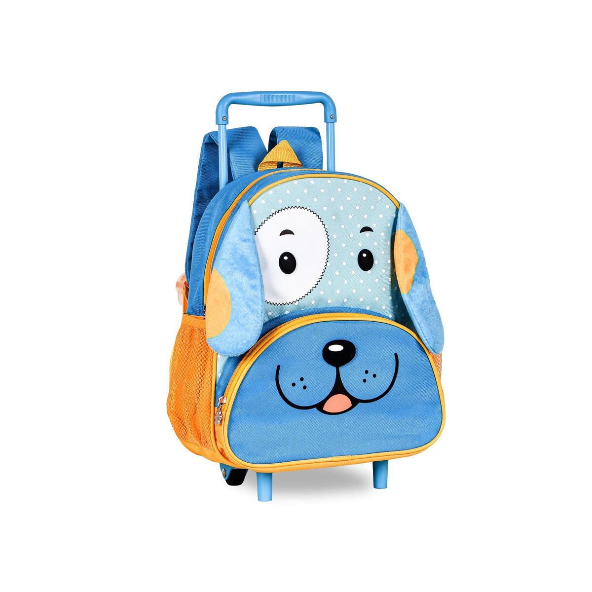Mochila infantil con ruedas Perrito de 13 pulgadas en color azul