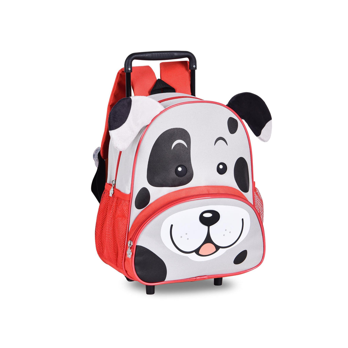 Mochila infantil con ruedas Perrito de 13 pulgadas en color blanco