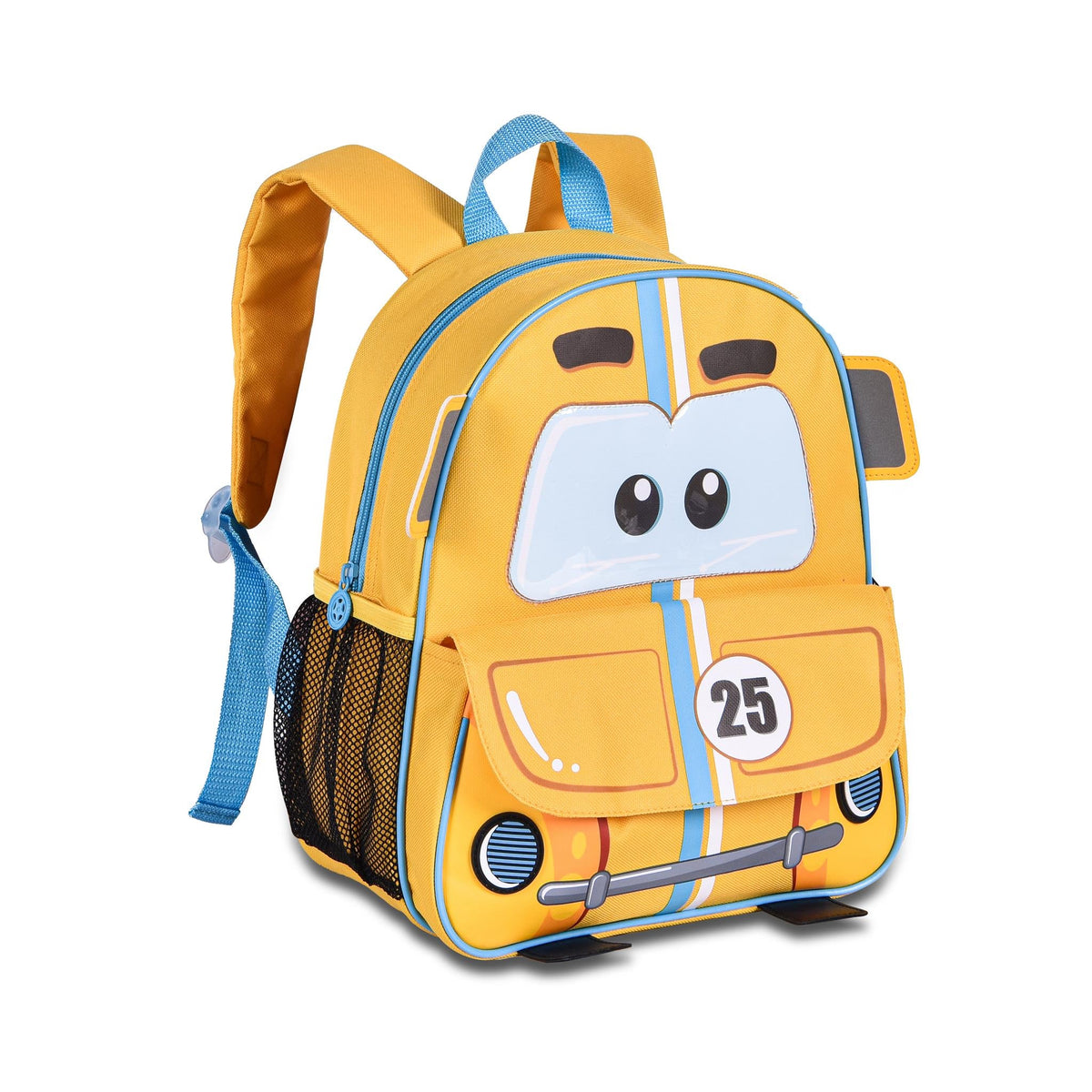 Mochila infantil con ruedas Autobús escolar amarilla – diseño de vehículos