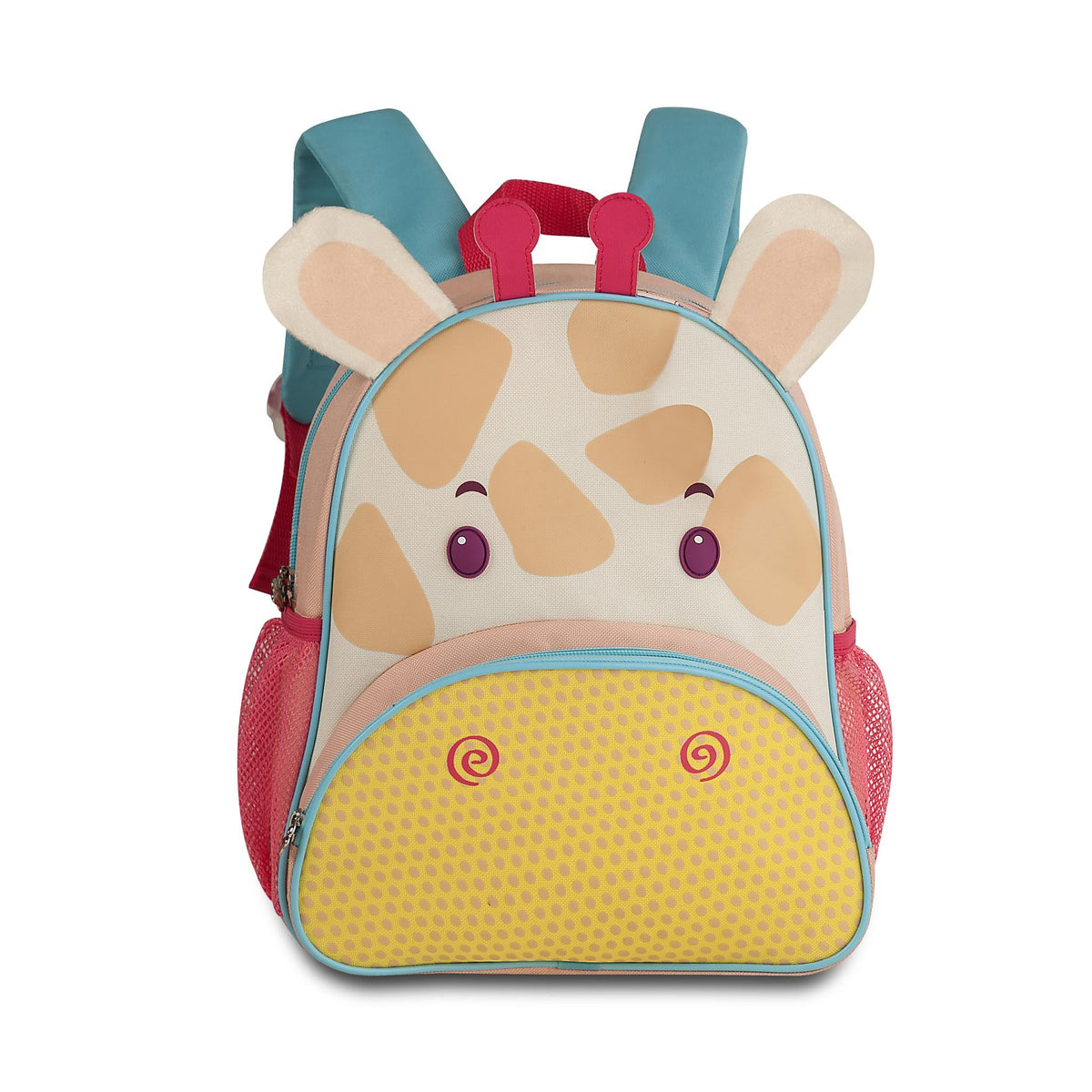 Mochila infantil Jirafa rosa y amarilla – diseño de jirafa