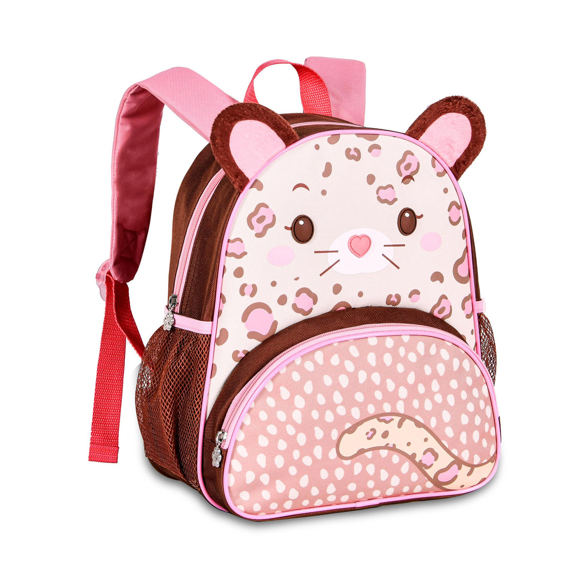 Mochila infantil Ardilla rosa – diseño de ardilla