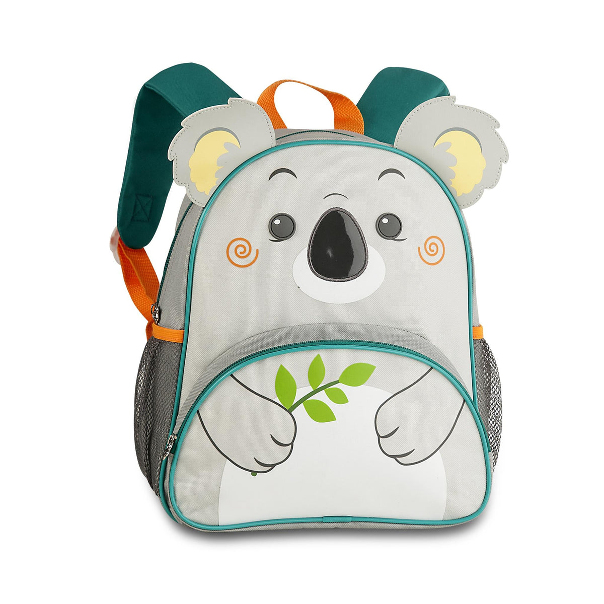 Mochila infantil Koala gris y verde – diseño de koala