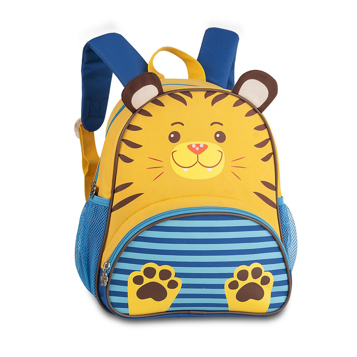 Mochila infantil Tigre amarilla y azul – diseño de tigre