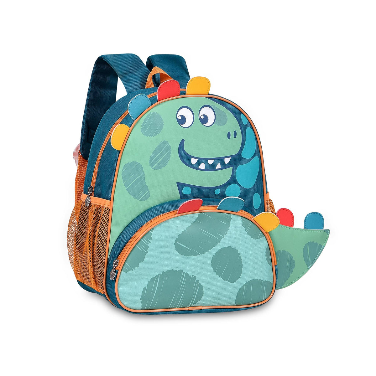 Mochila infantil Dinosaurio con cola y espinas – diseño de dinosaurio