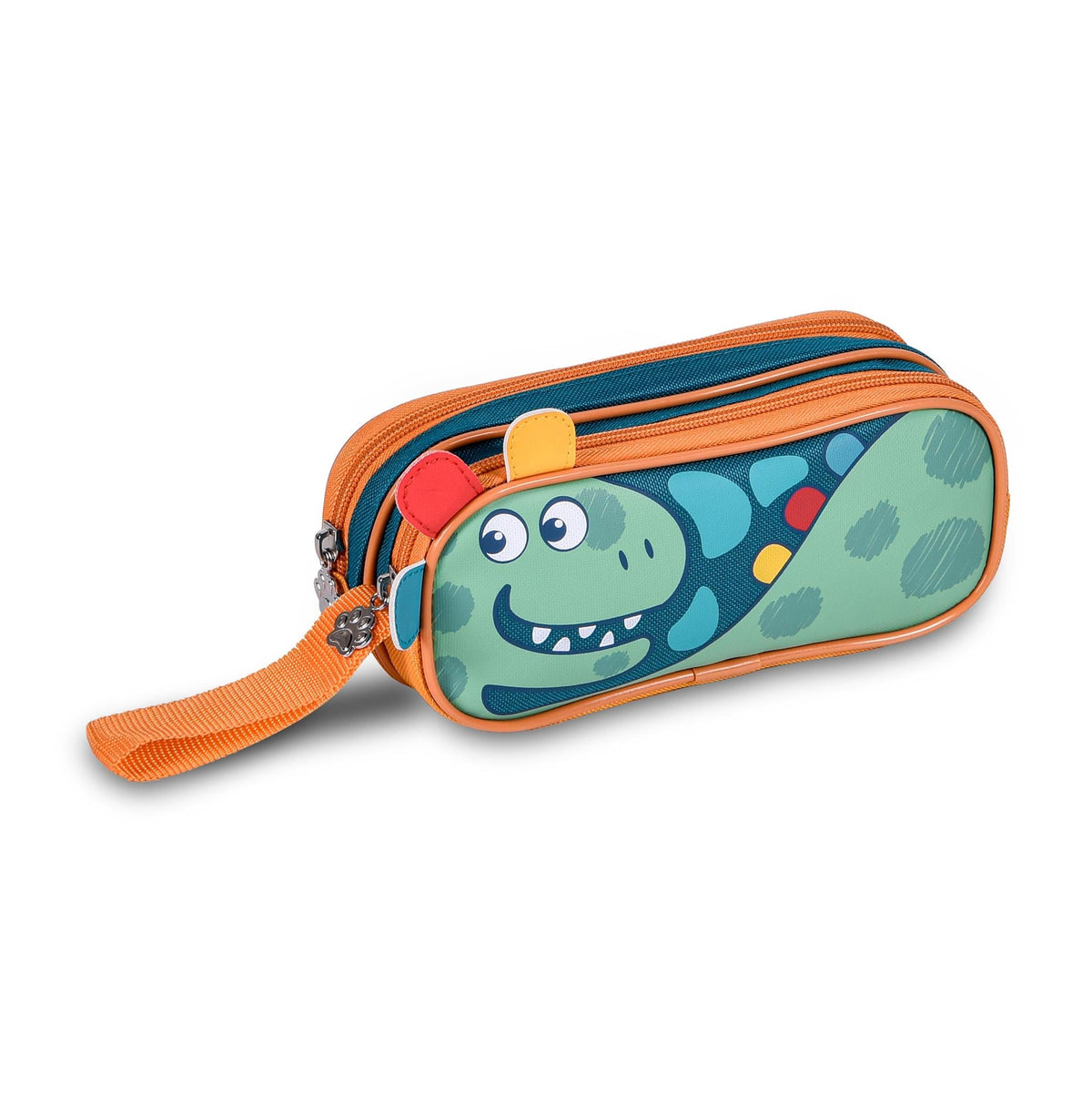 Estuche doble infantil Dinosaurio – diseño de dinosaurio