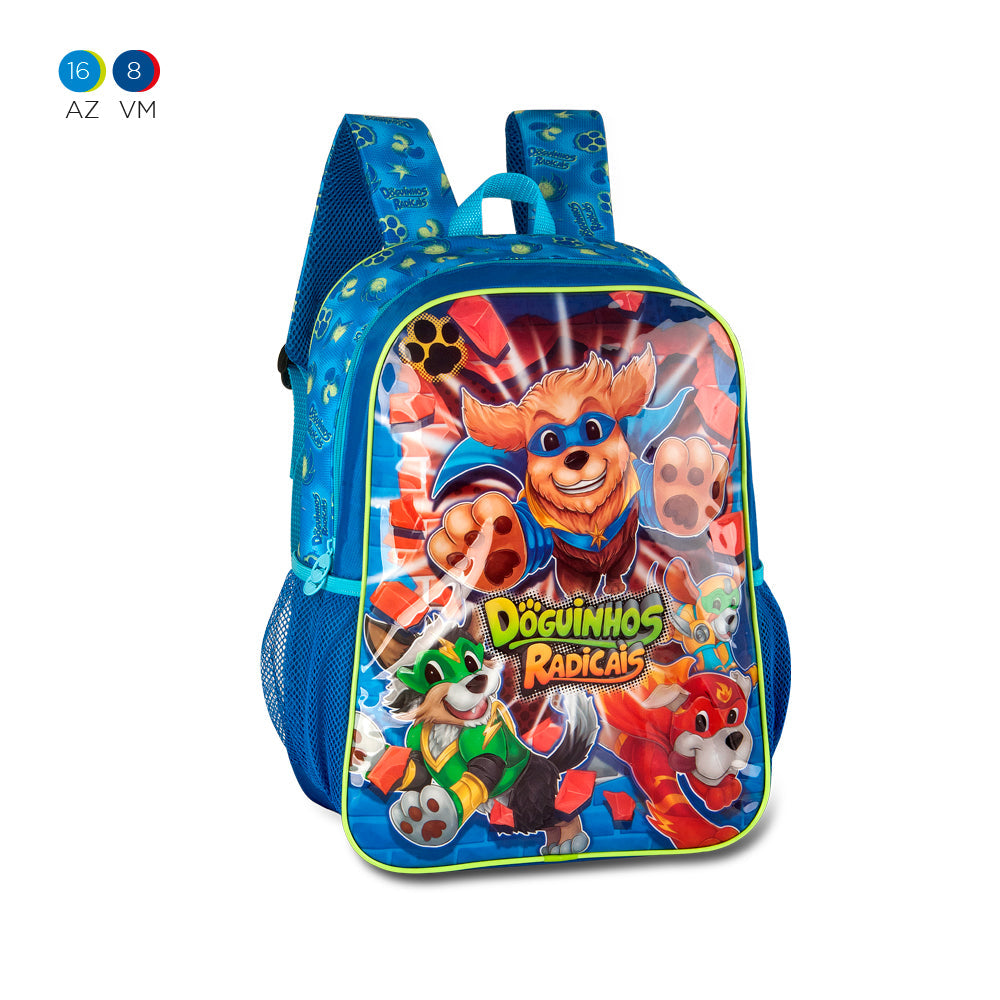 Mochila escolar Animales de 16 pulgadas