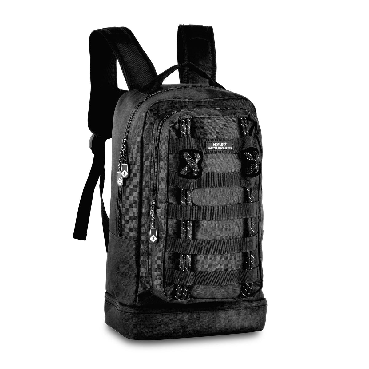 Mochila escolar HAYUP granate con bandas frontales de 17 pulgadas