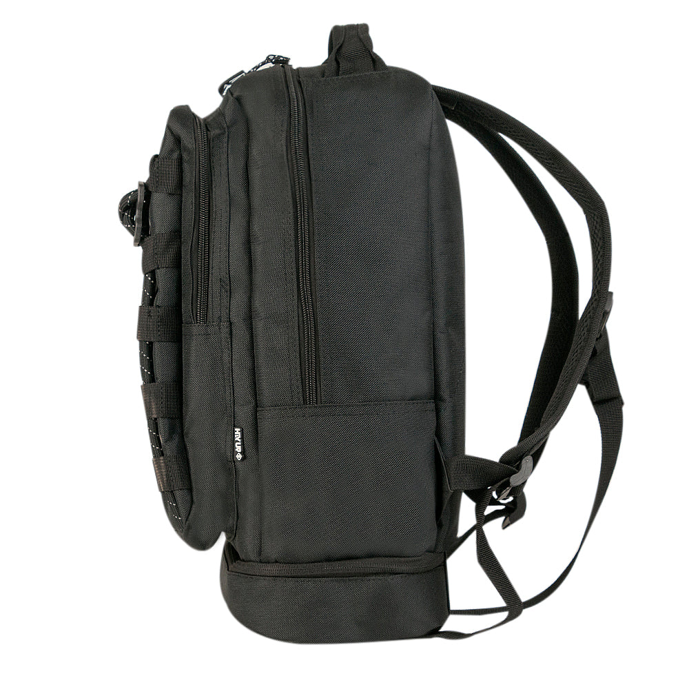 Mochila escolar HAYUP granate con bandas frontales de 17 pulgadas