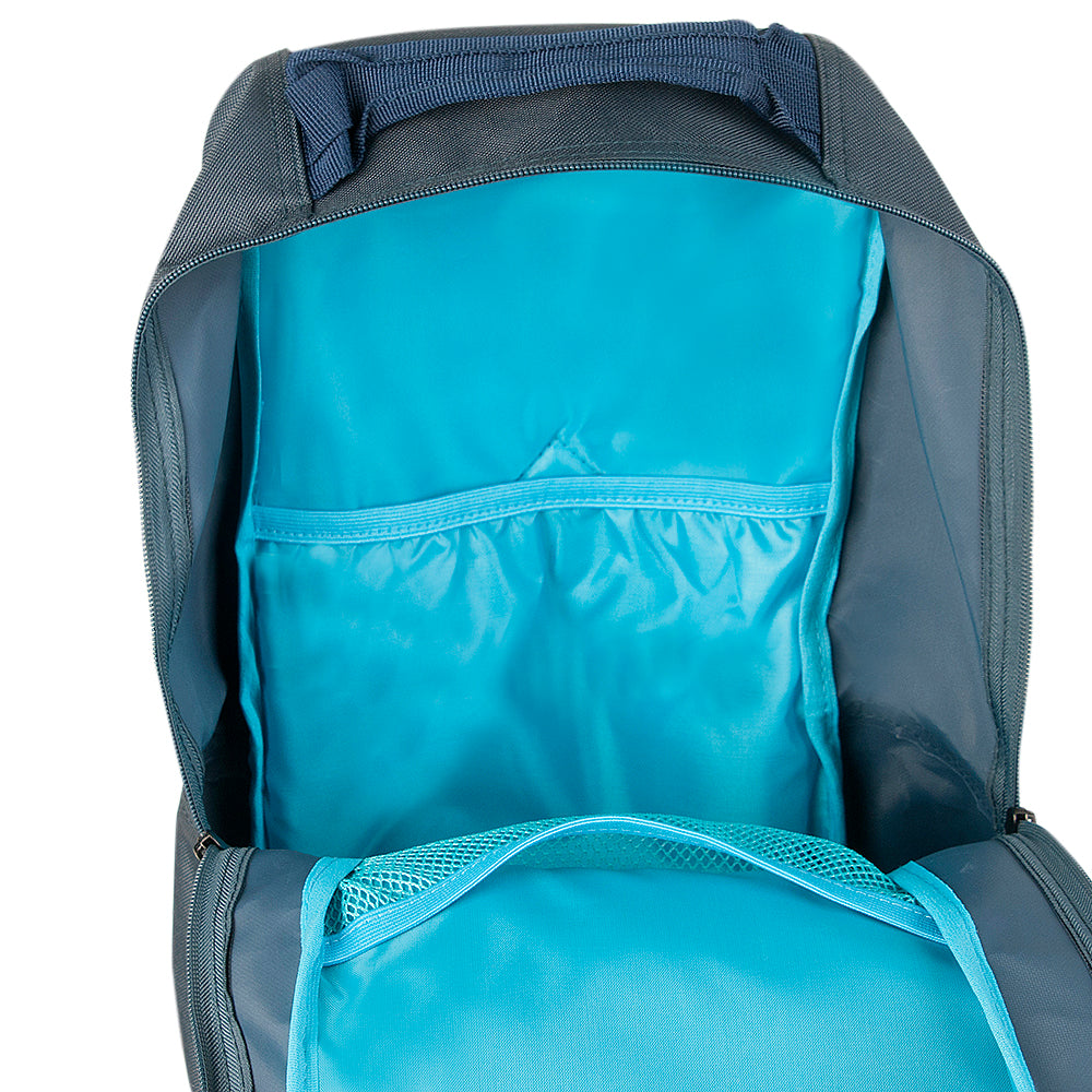 Mochila escolar HAYUP granate con bandas frontales de 17 pulgadas