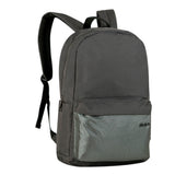 Mochila escolar HAYUP gris y negra de diseño minimalista de 17 pulgadas