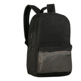 Mochila escolar HAYUP gris y negra de diseño minimalista de 17 pulgadas
