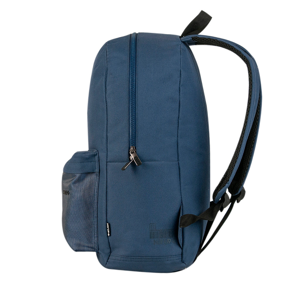 Mochila escolar HAYUP gris y negra de diseño minimalista de 17 pulgadas