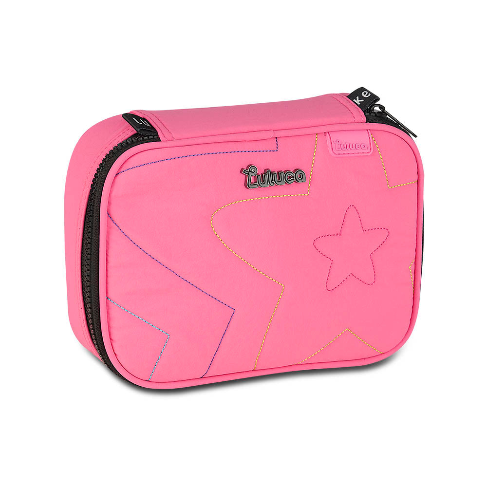 Estuche Luluca rosa con estrella