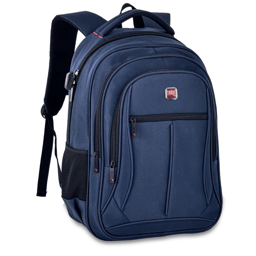 Mochila ejecutiva azul de 18 pulgadas