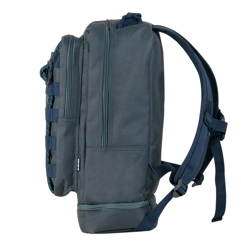 Mochila escolar HAYUP granate con bandas frontales de 17 pulgadas
