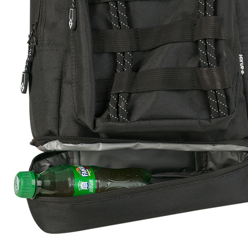 Mochila escolar HAYUP granate con bandas frontales de 17 pulgadas