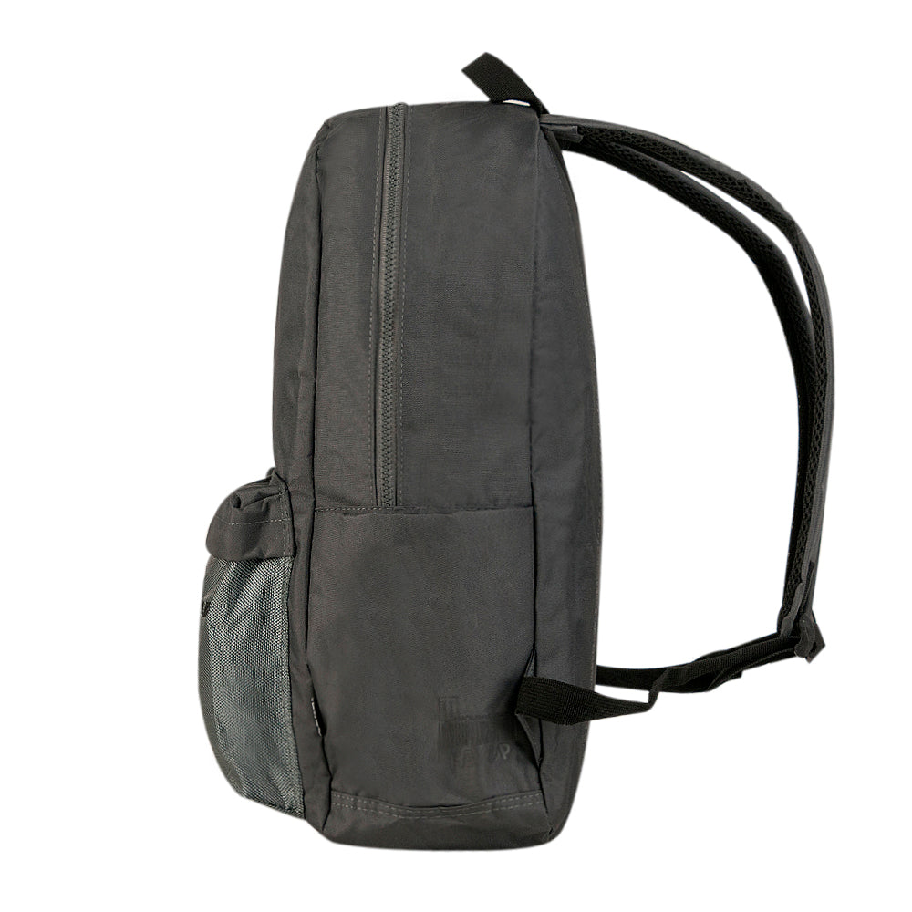 Mochila escolar HAYUP gris y negra de diseño minimalista de 17 pulgadas
