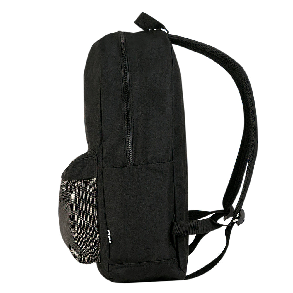 Mochila escolar HAYUP gris y negra de diseño minimalista de 17 pulgadas