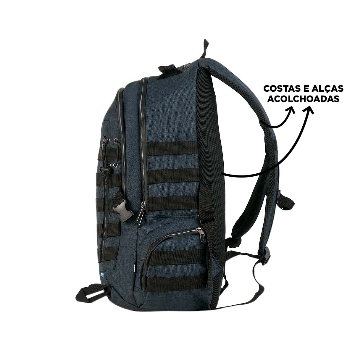 Mochila escolar HAYUP negra y turquesa con compartimento para portátil de 17 pulgadas