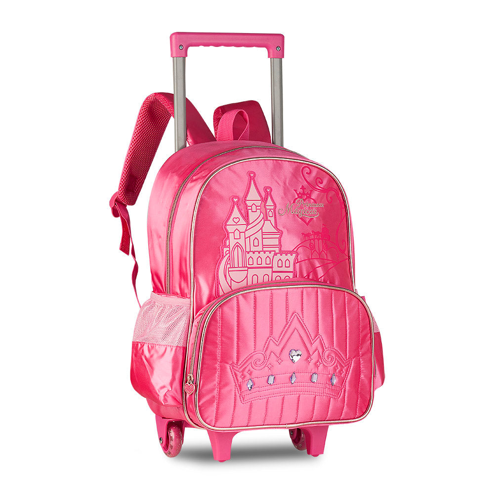 Mochila con ruedas Princesas de 16 pulgadas