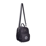 Fiambrera Rebecca Bonbon negra con correas tipo mochila