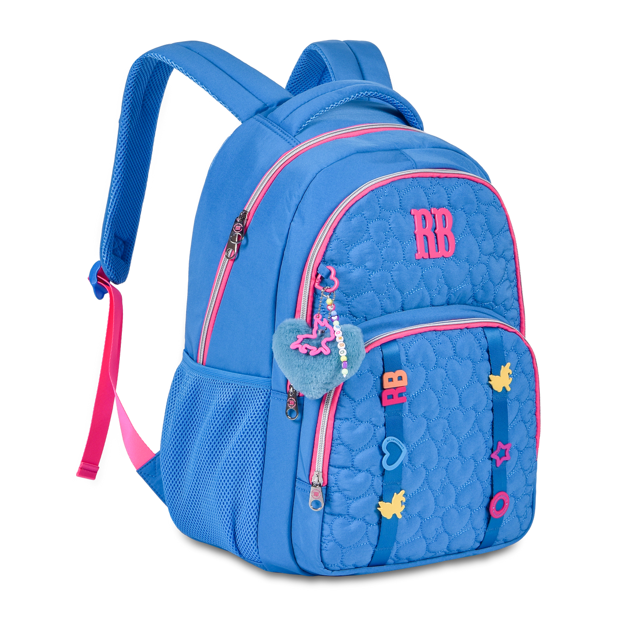 Mochila escolar Rebecca Bonbon con mariposas de 17 pulgadas
