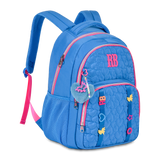 Mochila escolar Rebecca Bonbon con mariposas de 17 pulgadas