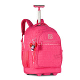 Mochila con ruedas Rebecca Bonbon acolchada de 19 pulgadas