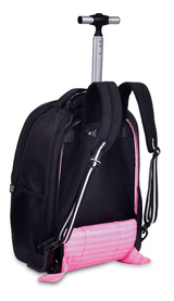 Mochila con ruedas Rebecca Bonbon acolchada de 19 pulgadas