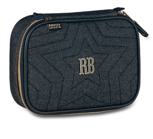Estuche Rebecca Bonbon negro con estrella