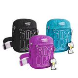 Bandolera pequeña Snoopy azul