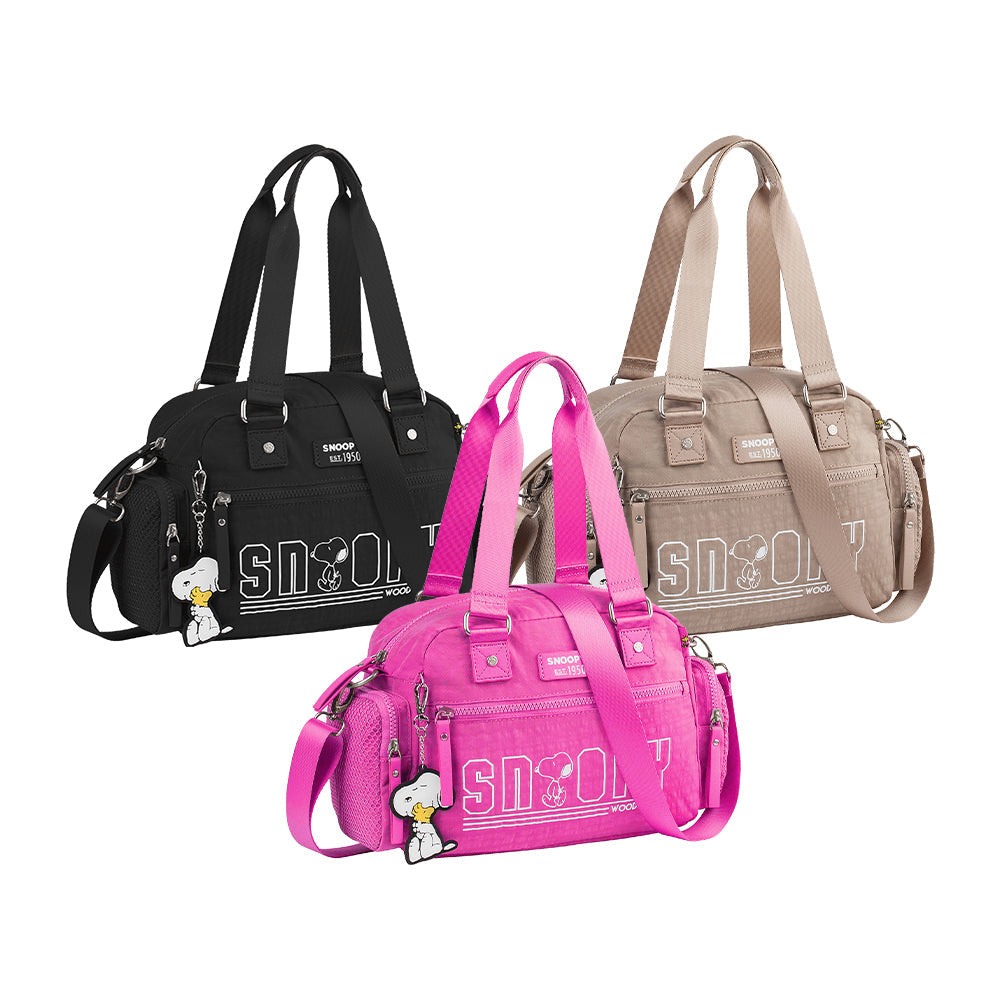 Bolsa de viaje Snoopy con bolsillos exteriores
