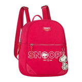 Mochila escolar Snoopy con bolsillo frontal y llavero