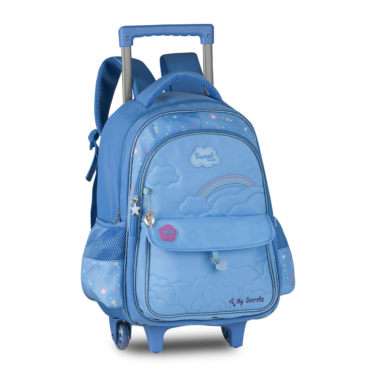 Mochila con ruedas Corazones de 16 pulgadas