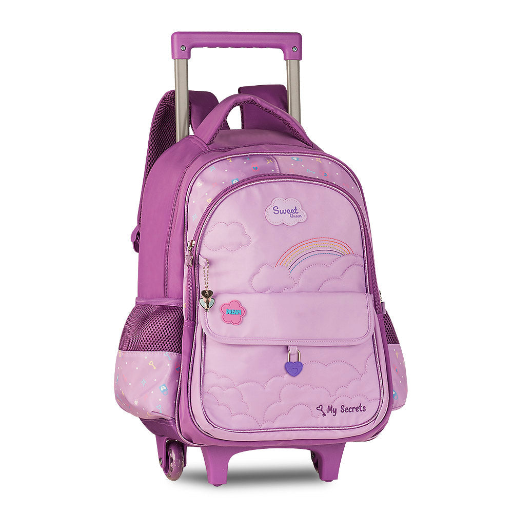 Mochila con ruedas Corazones de 16 pulgadas