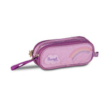 Estuche lila con arcoíris y mensaje Sweet