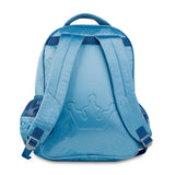 Mochila escolar lila acolchada con corona