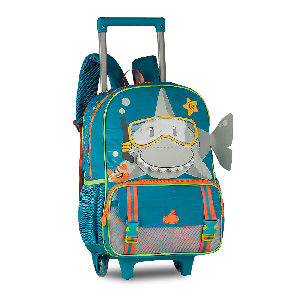 Mochila con ruedas Tiburón de 16 pulgadas