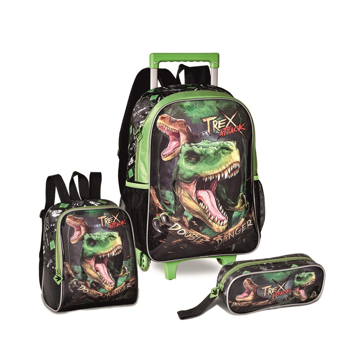 Set escolar Dinosaurio con mochila