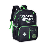 Mochila escolar azul de videojuegos Game Start